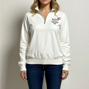 Busch Gardens White Quarter-Zip Sweatshirt